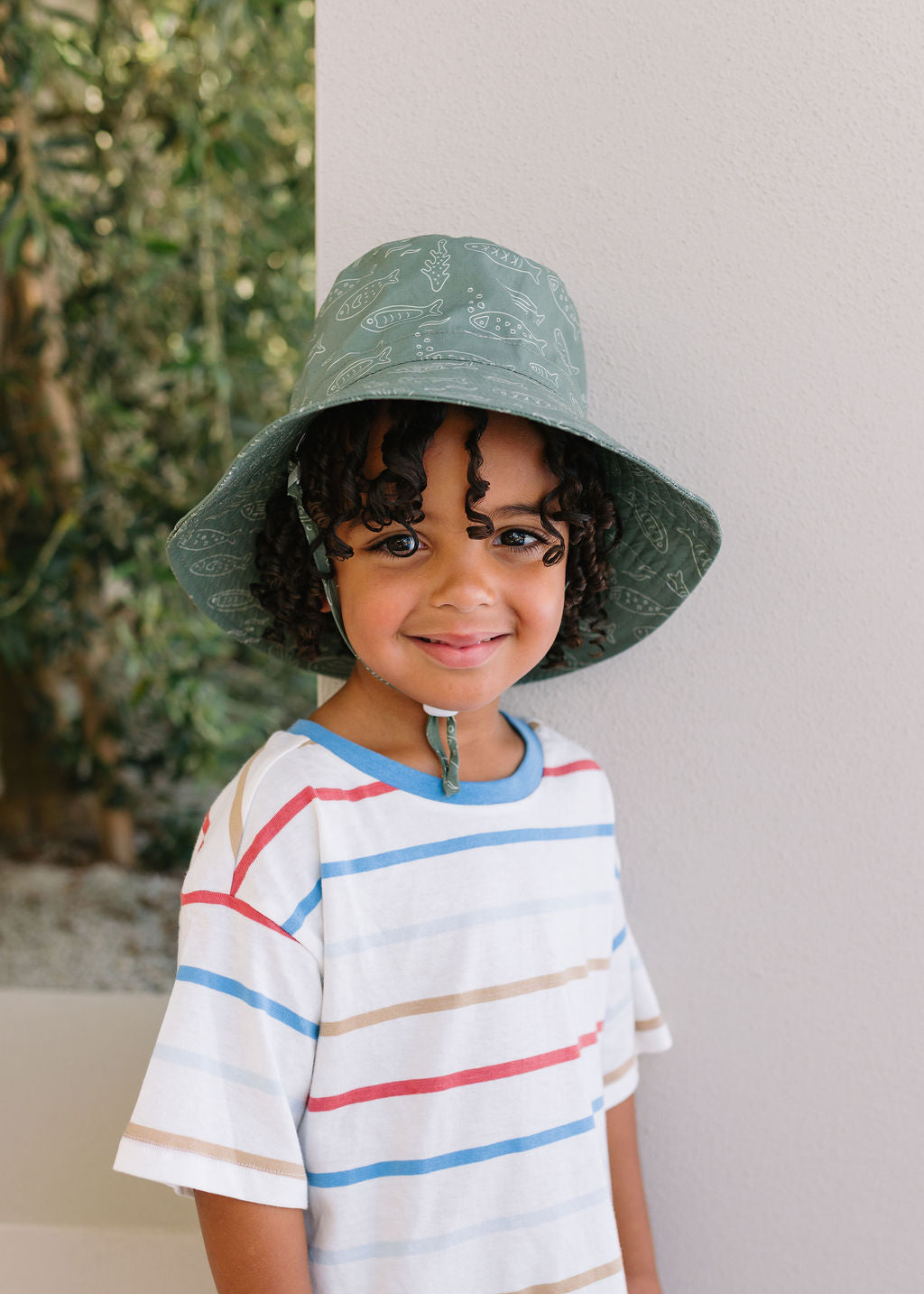School of Fish  Wide Brim Bucket Hat