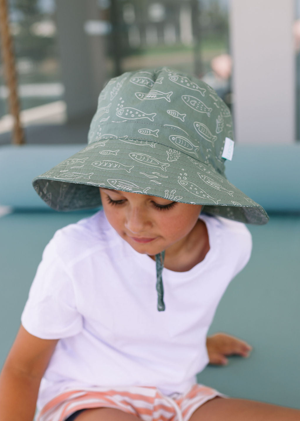 School of Fish  Wide Brim Bucket Hat