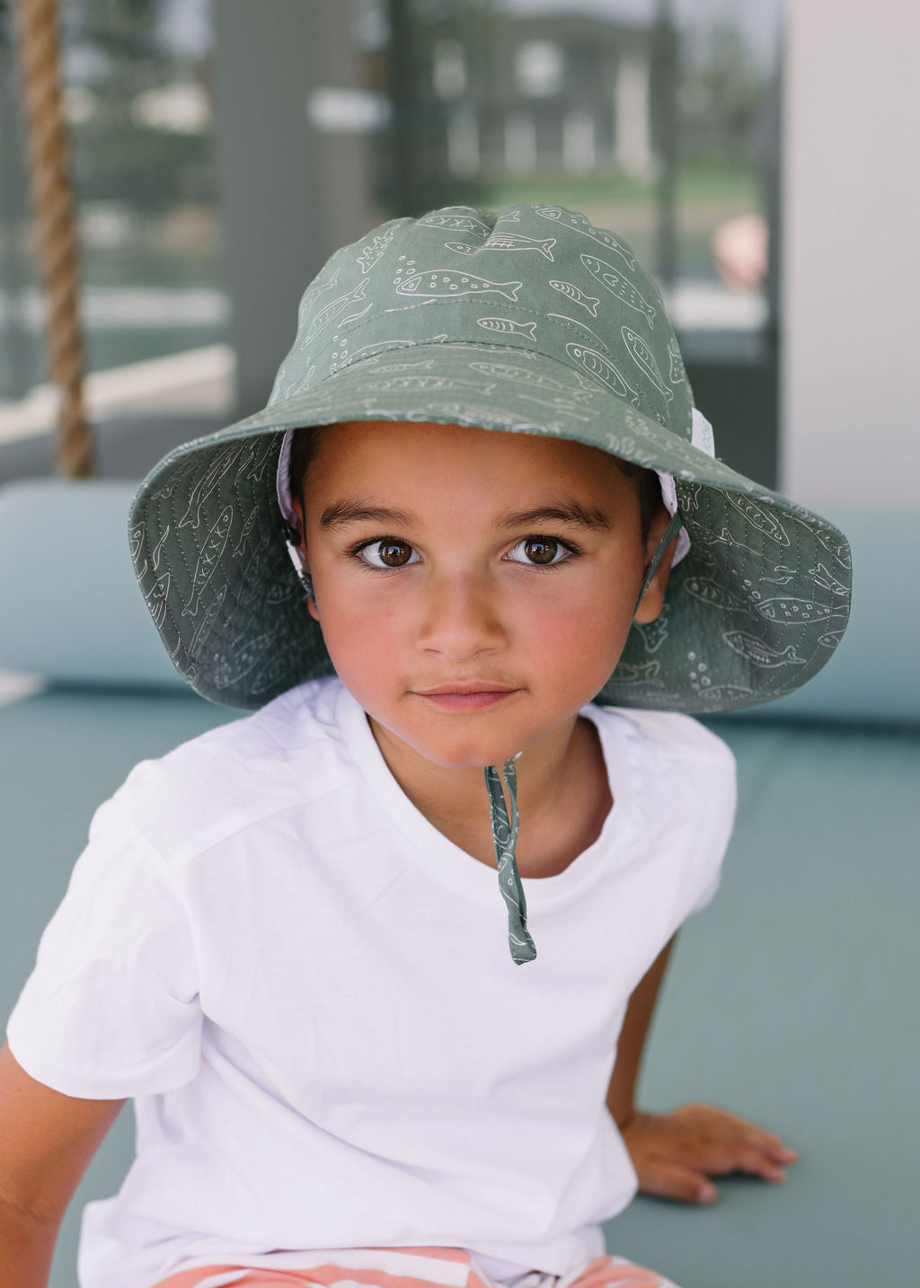 School of Fish  Wide Brim Bucket Hat