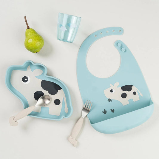 Silicone Bib / Blue