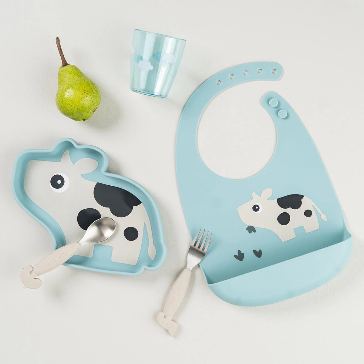 Silicone Bib / Blue
