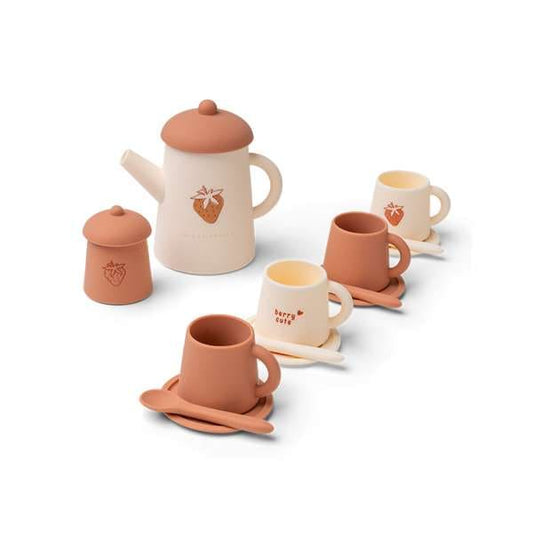 Silicone Tea Playset / Berry Cute