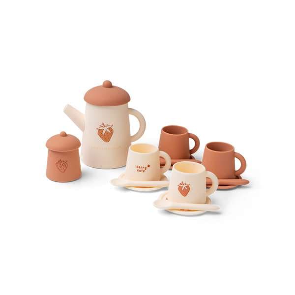 Silicone Tea Playset / Berry Cute