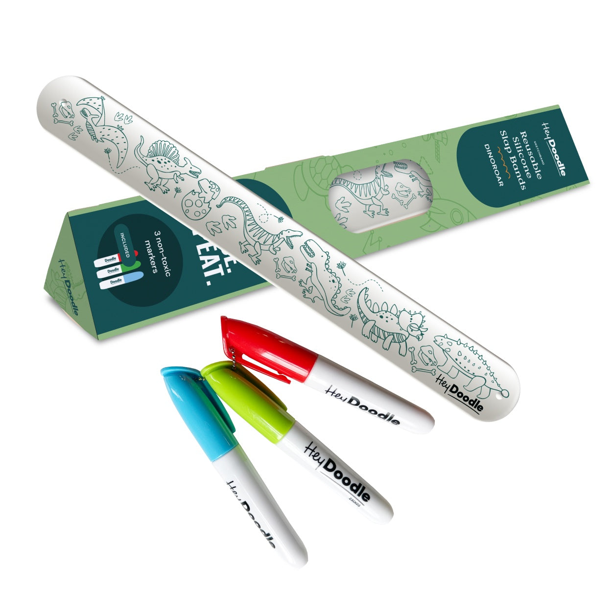 Silicone Sketchband / Dino Roar