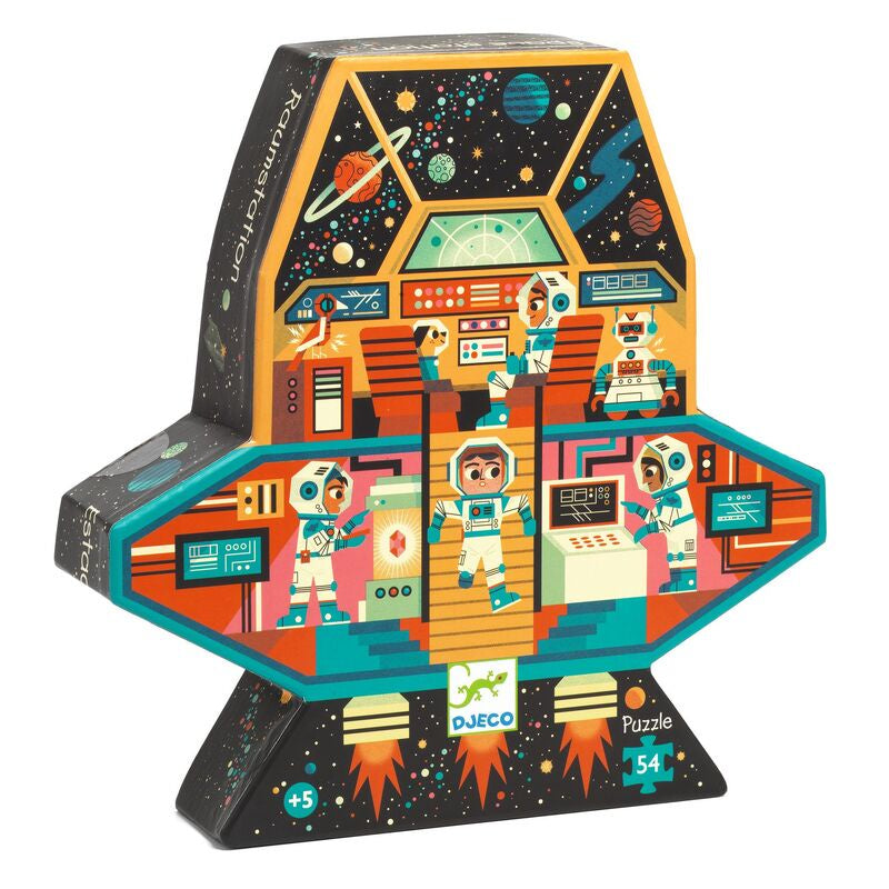 Space Station 54 pc Silhouette Puzzle