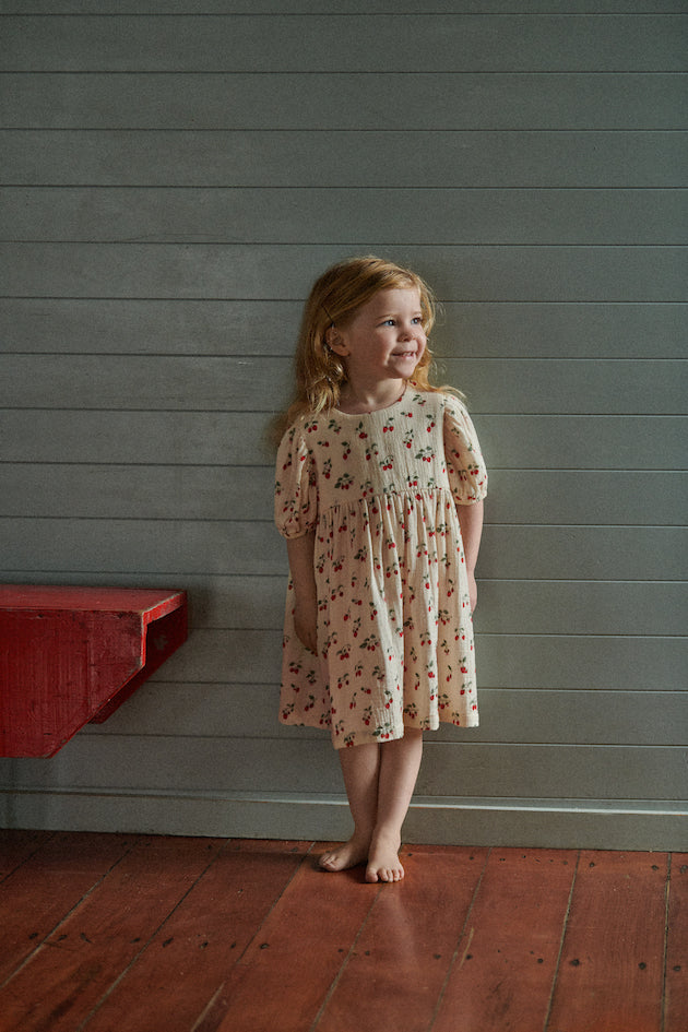 Albertine Dress / Strawberry Blush