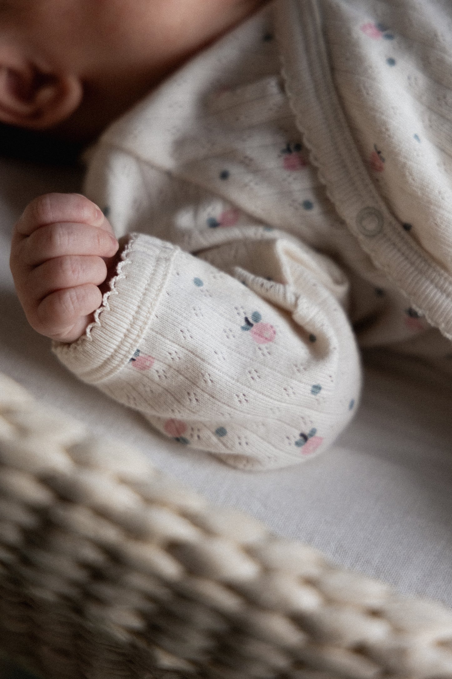 Pointelle Kimono Stretch & Grow / Posy Blossom