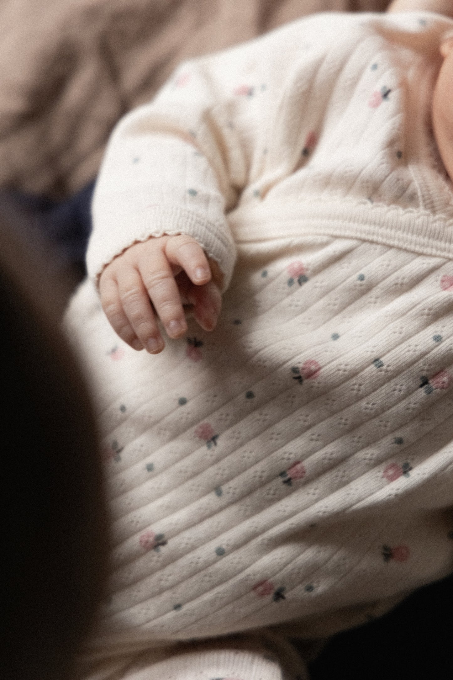 Pointelle Kimono Stretch & Grow / Posy Blossom