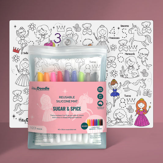 Silicone Drawing Mat / Sugar & Spice
