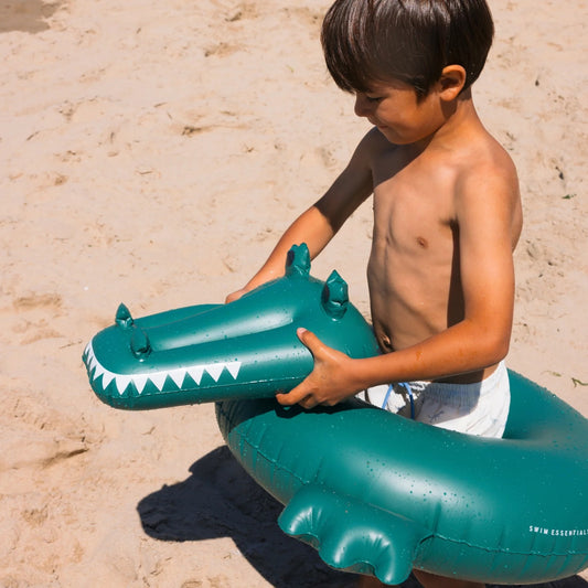 Inflatable Swim Ring 65cm / Green Crocodile