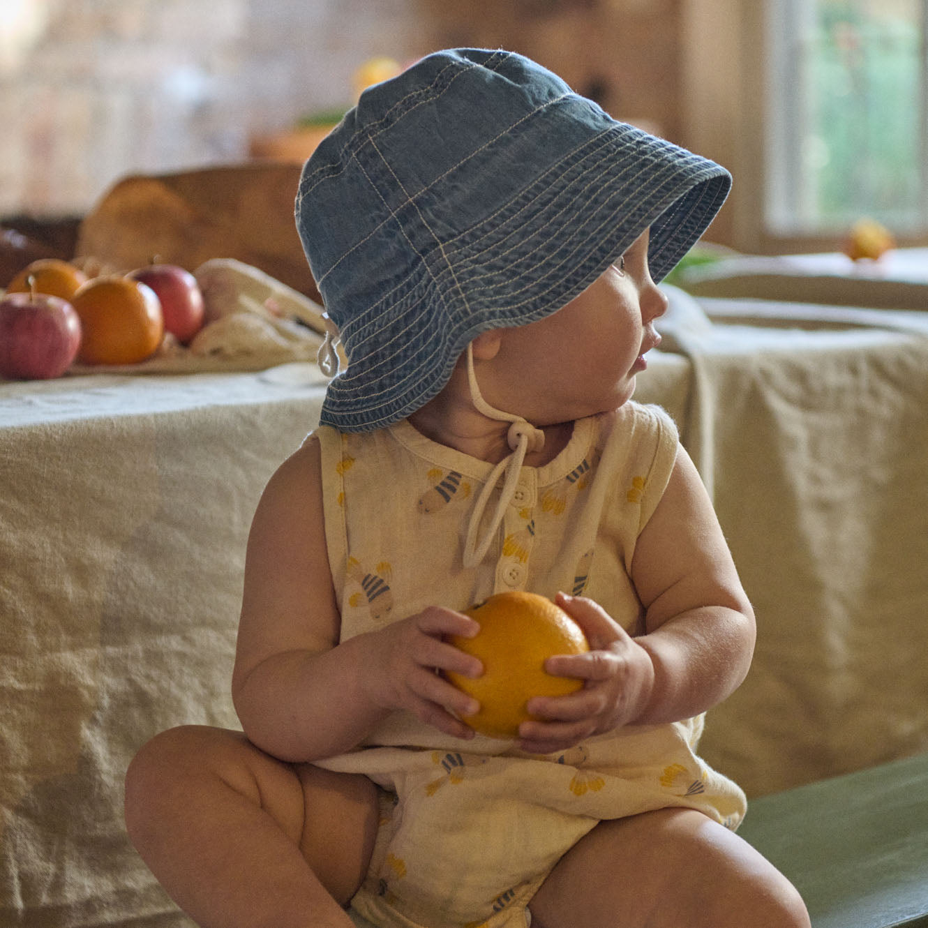 Cedar Suit Muslin / Fish Fable Print