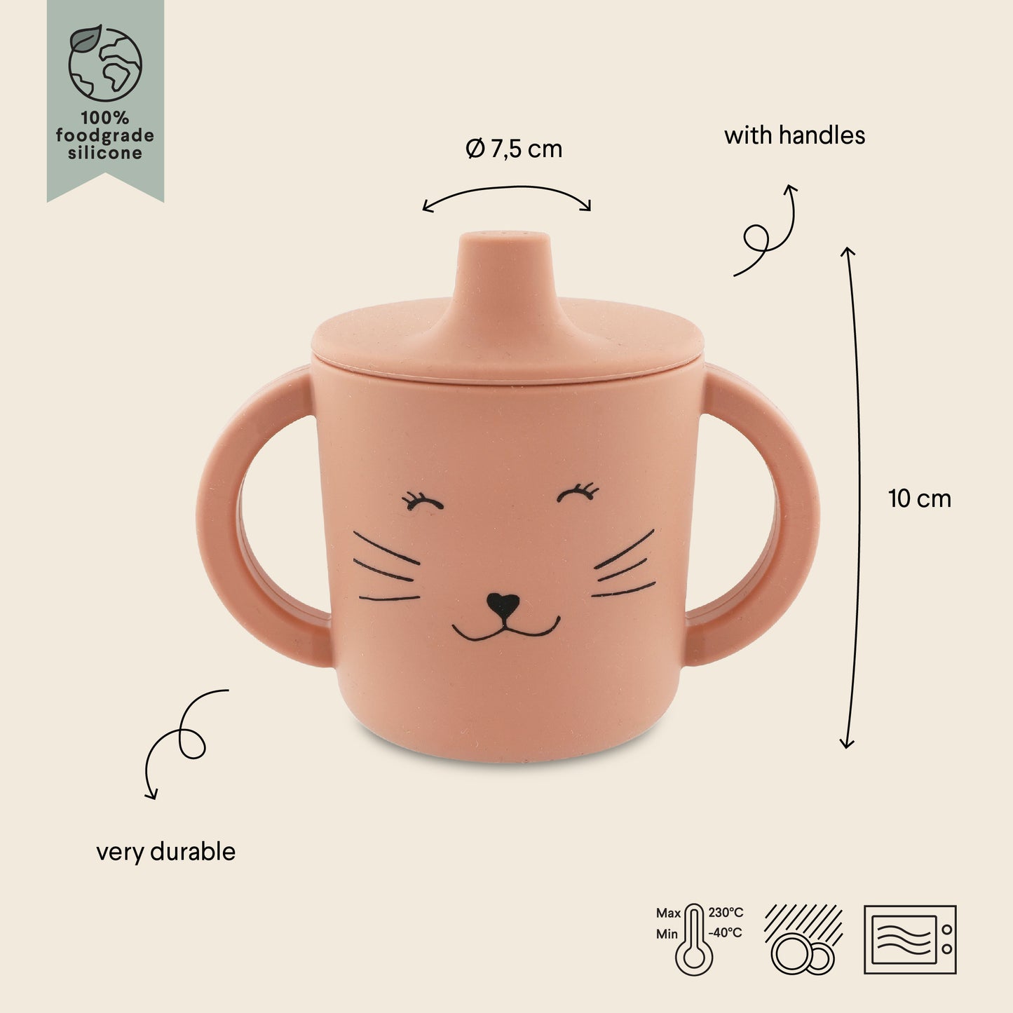 Cat Silicone Sippy Cup