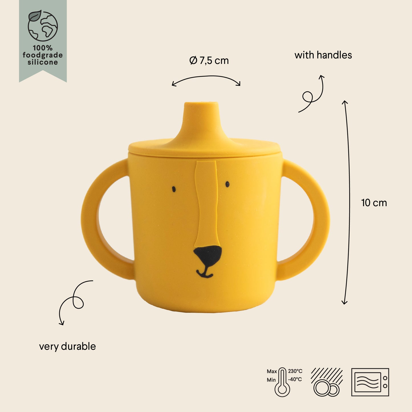 Lion Silicone Sippy Cup