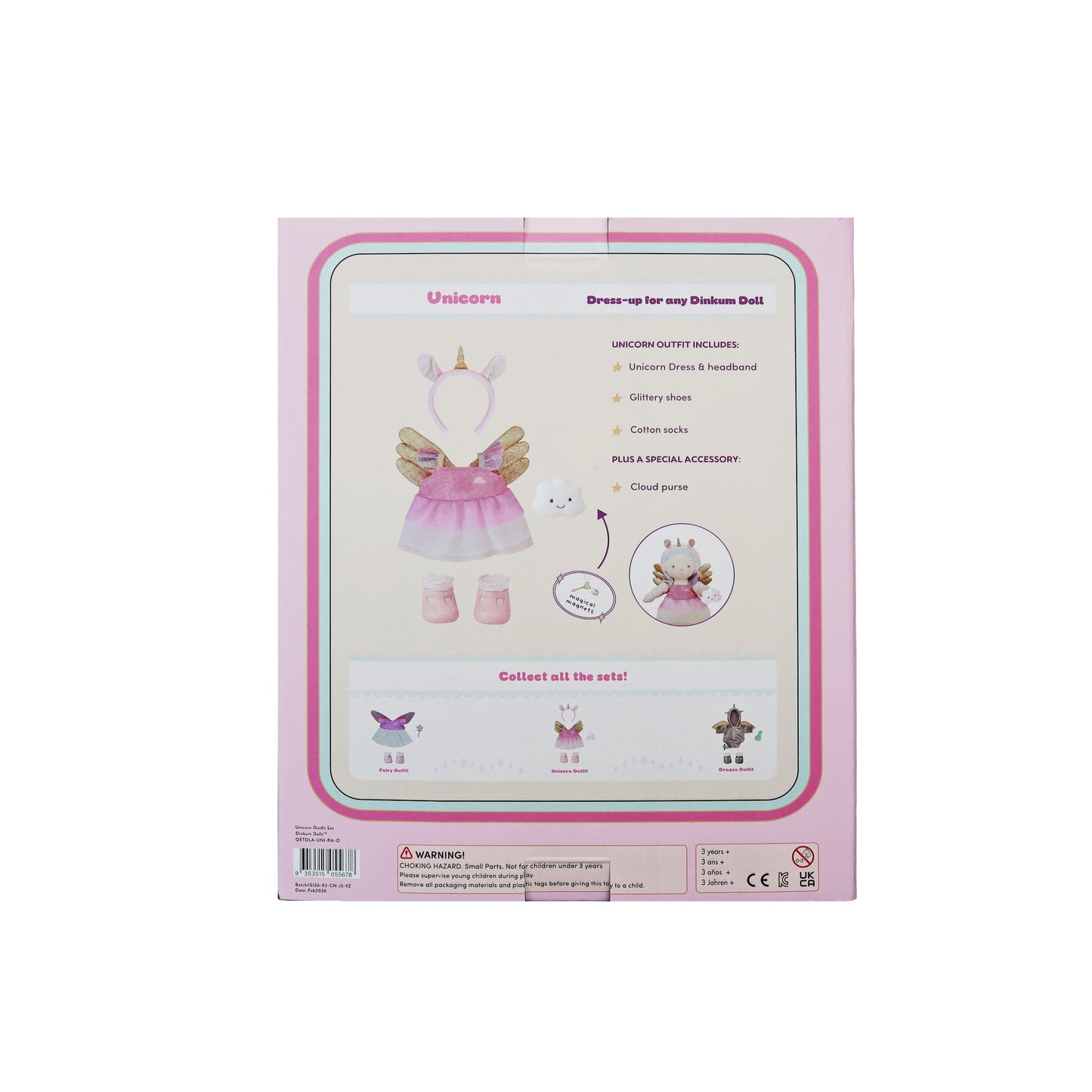 Dinkum Dolls Outfit / Unicorn Set