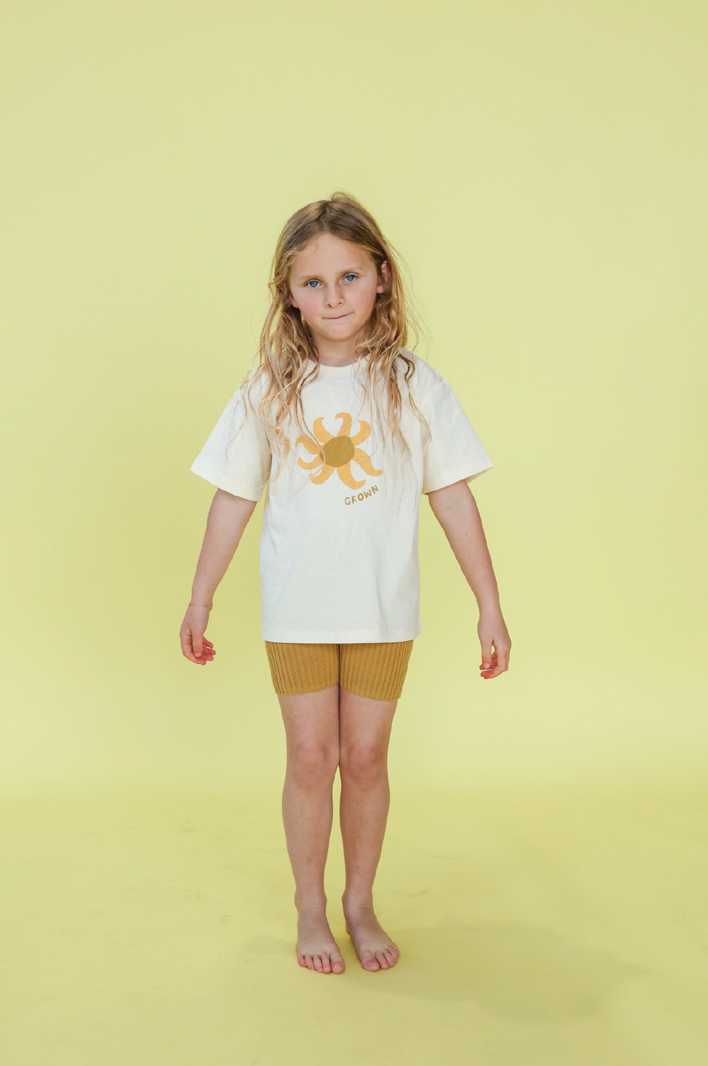 Organic Sunny Tee / Milk