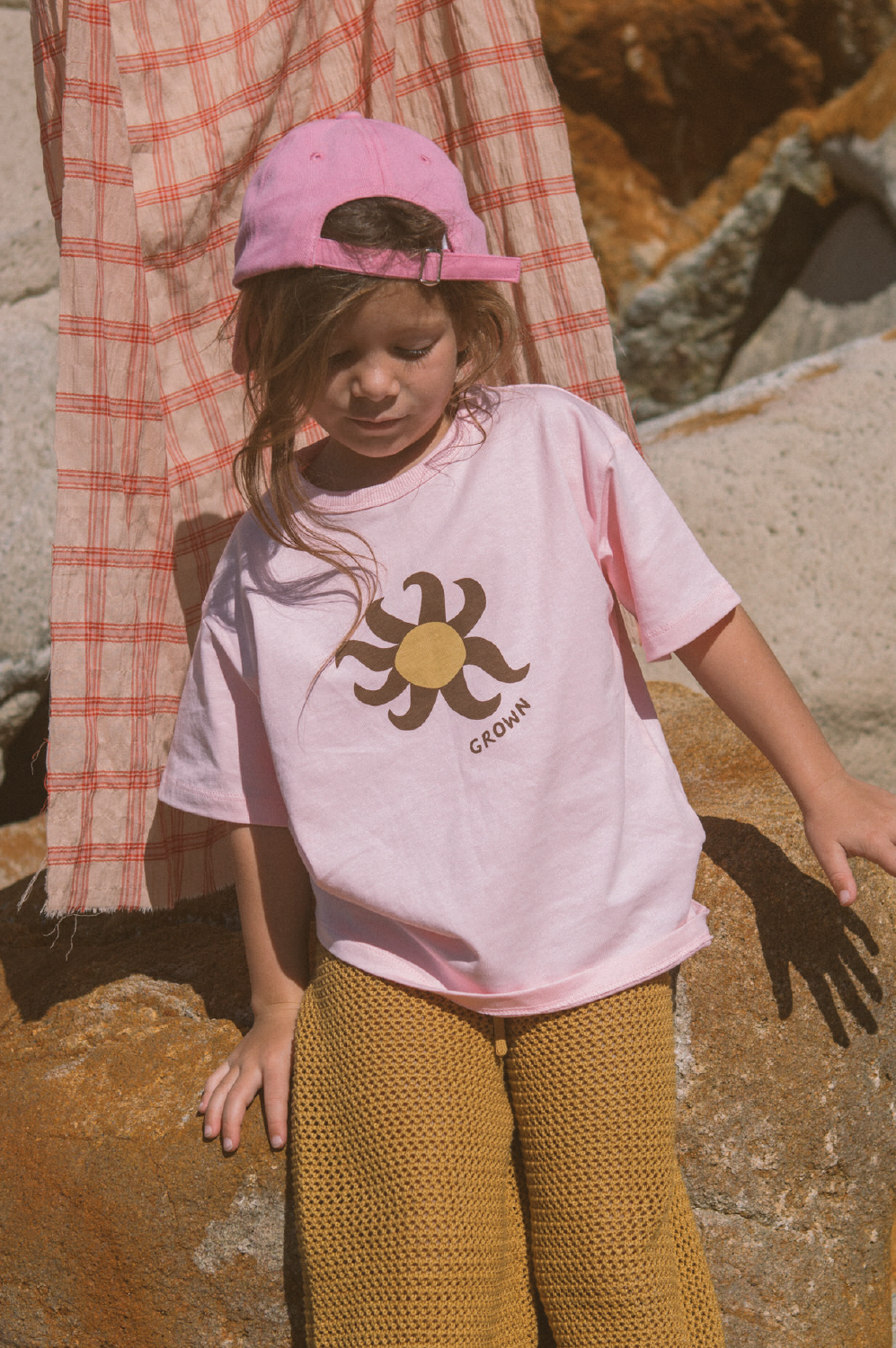 Organic Sunny Tee / Pinky