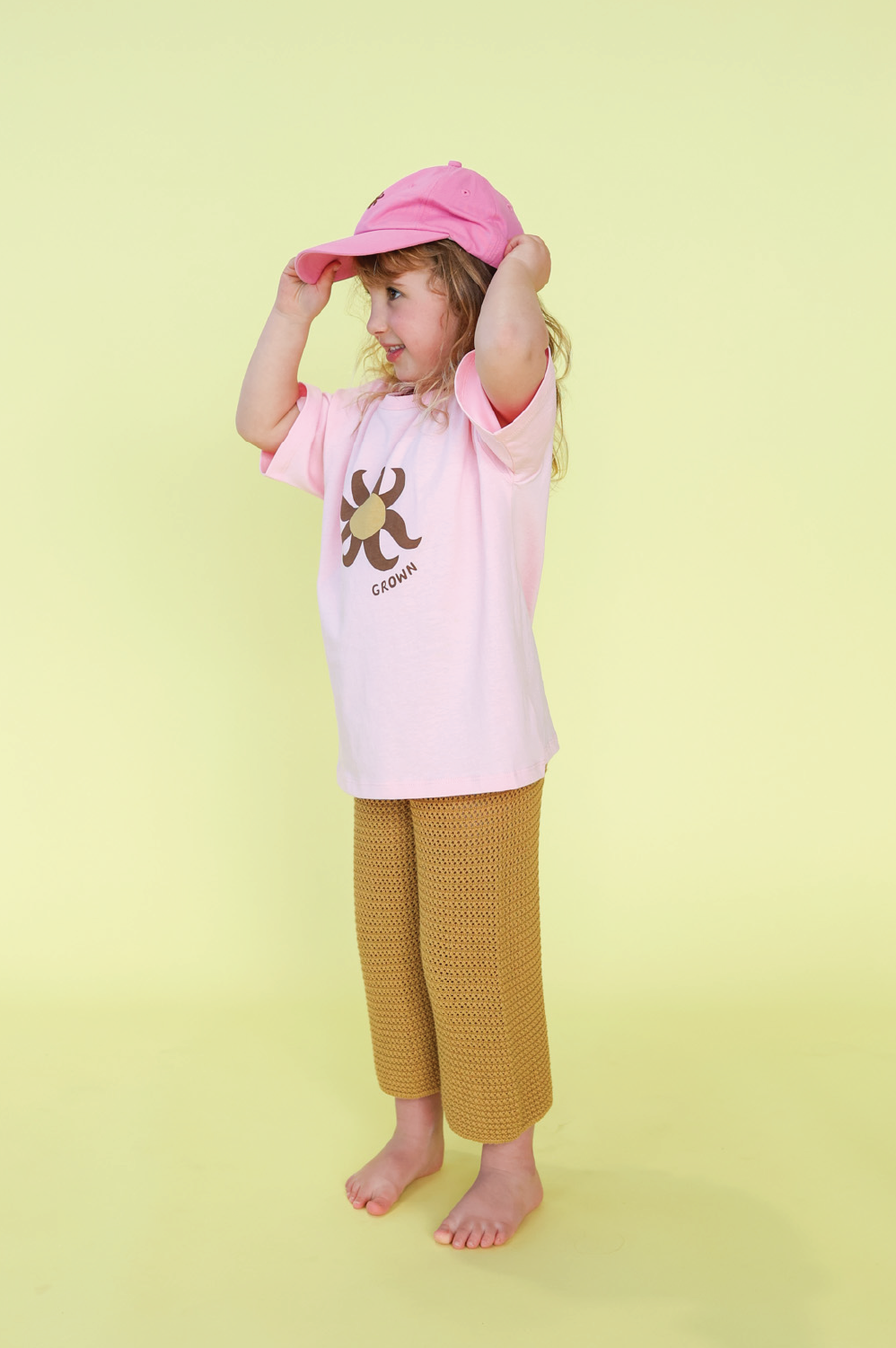 Organic Sunny Tee / Pinky