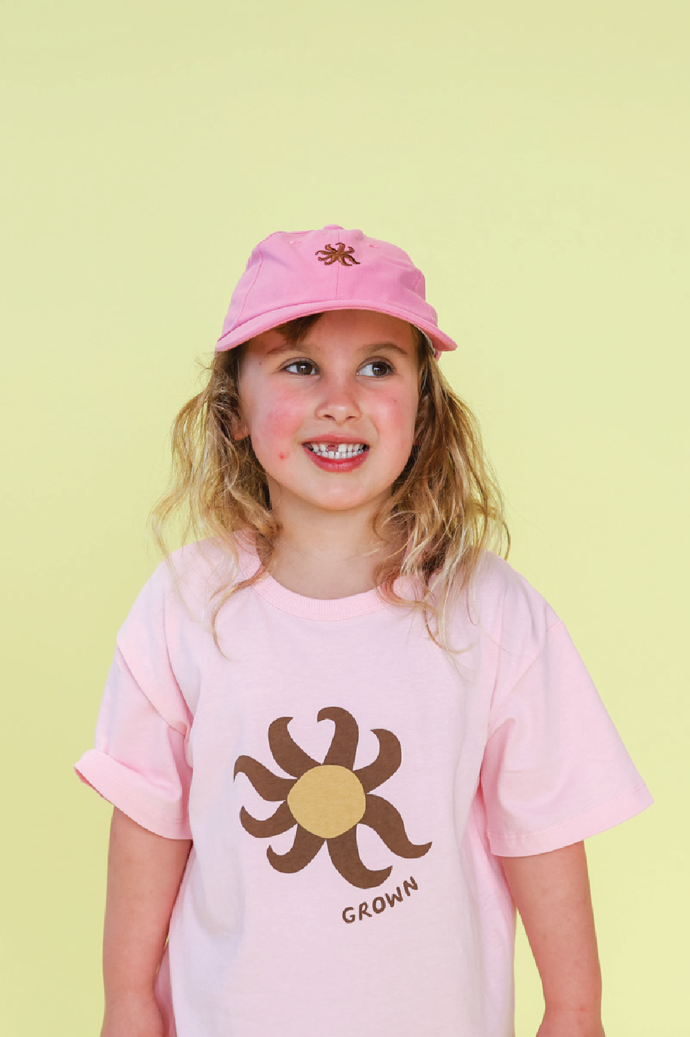 Organic Sunny Tee / Pinky