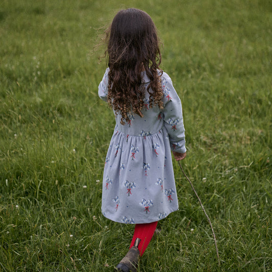 Organic Cotton Tights / Raspberry Red