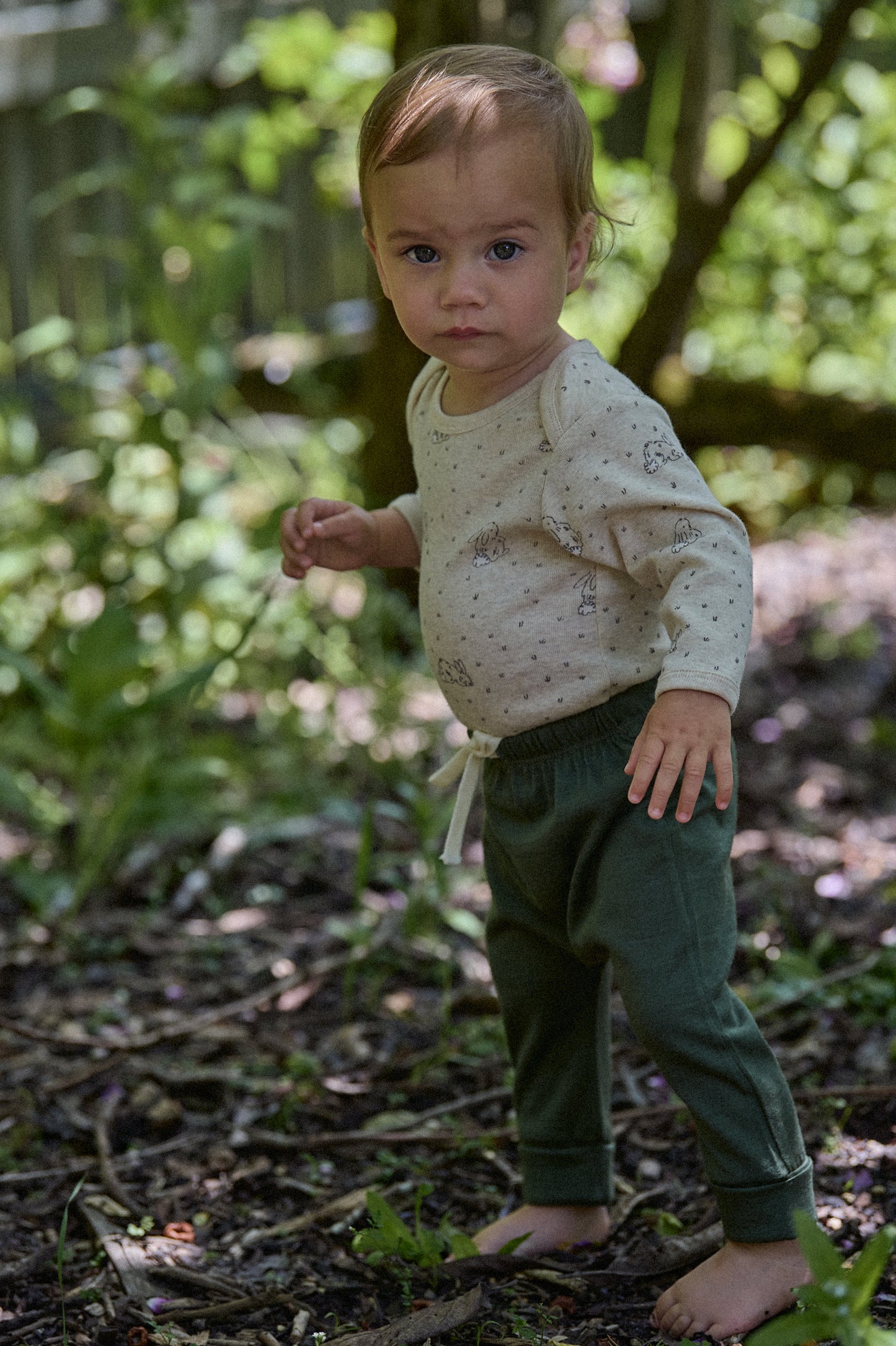 Cotton Long Sleeve Bodysuit / Bramble Burrow
