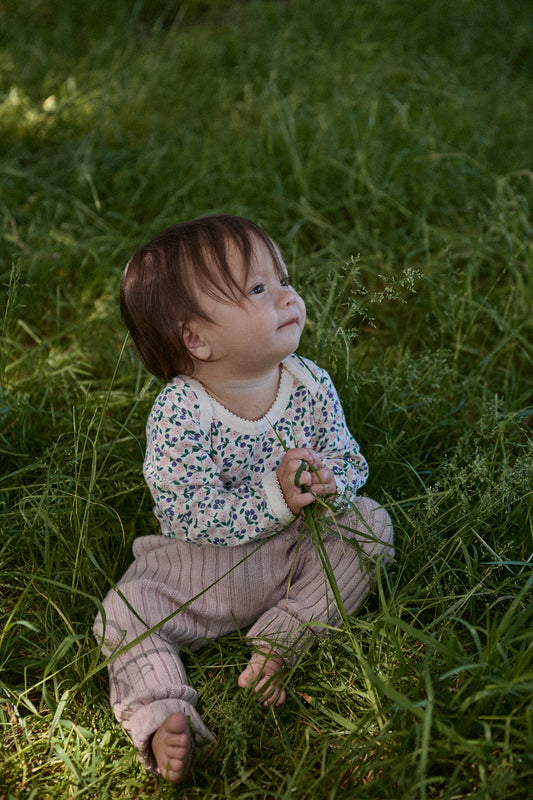 Lou Cotton Knit Pants / Rose Dust