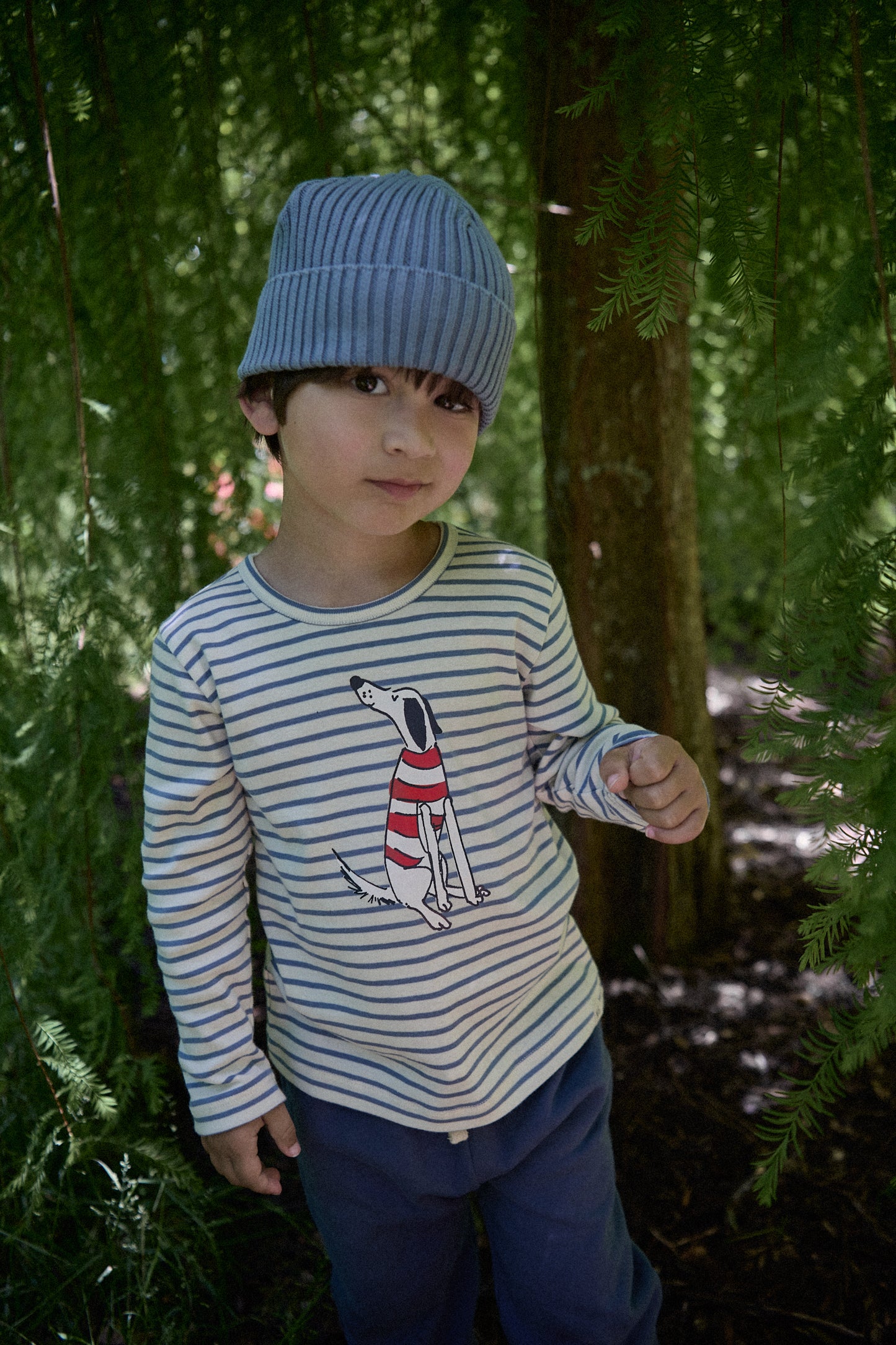 Long Sleeve River Tee / Best Friend Stripe