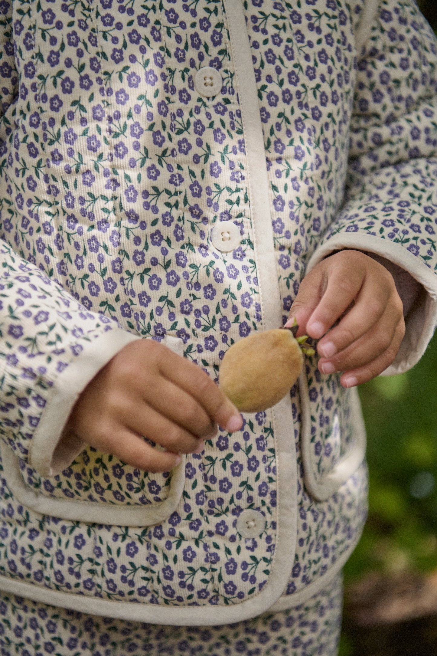 Edith Quilted Jacket / Briarwood Heron