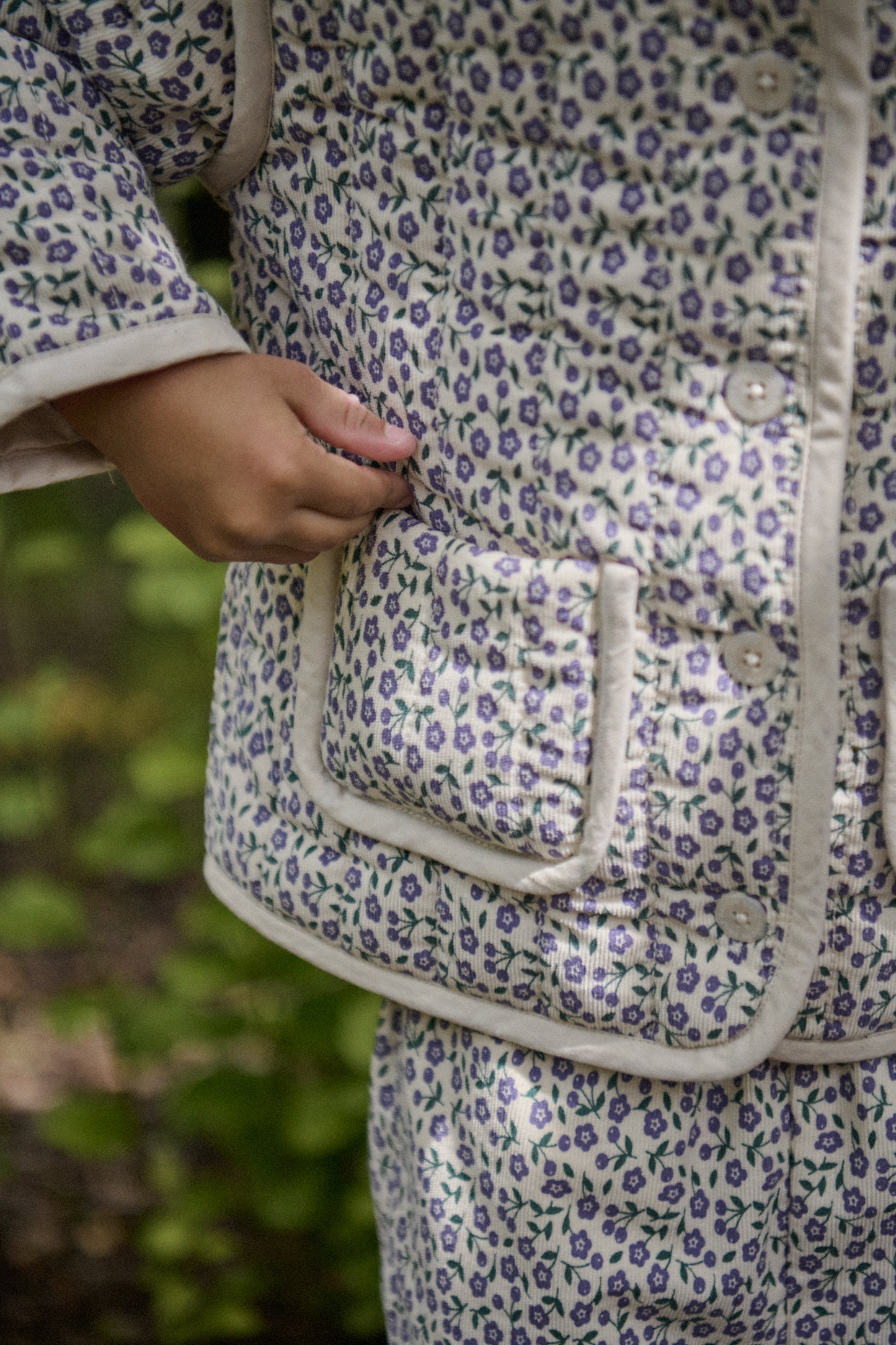 Edith Quilted Jacket / Briarwood Heron