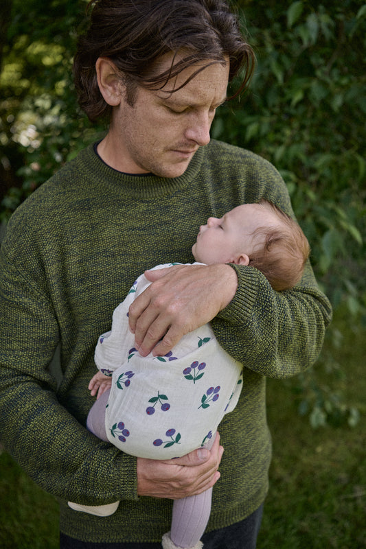 Meadow Bodysuit Muslin / Winter Berry