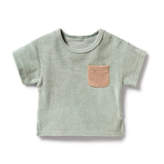 Pistachio Organic Terry Tee