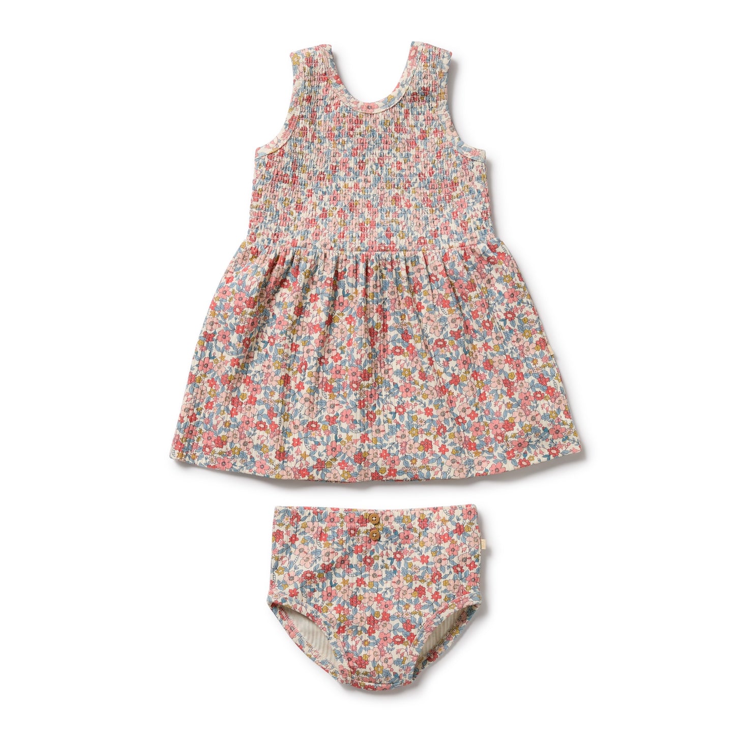 Summer Bloom Organic Dress Set