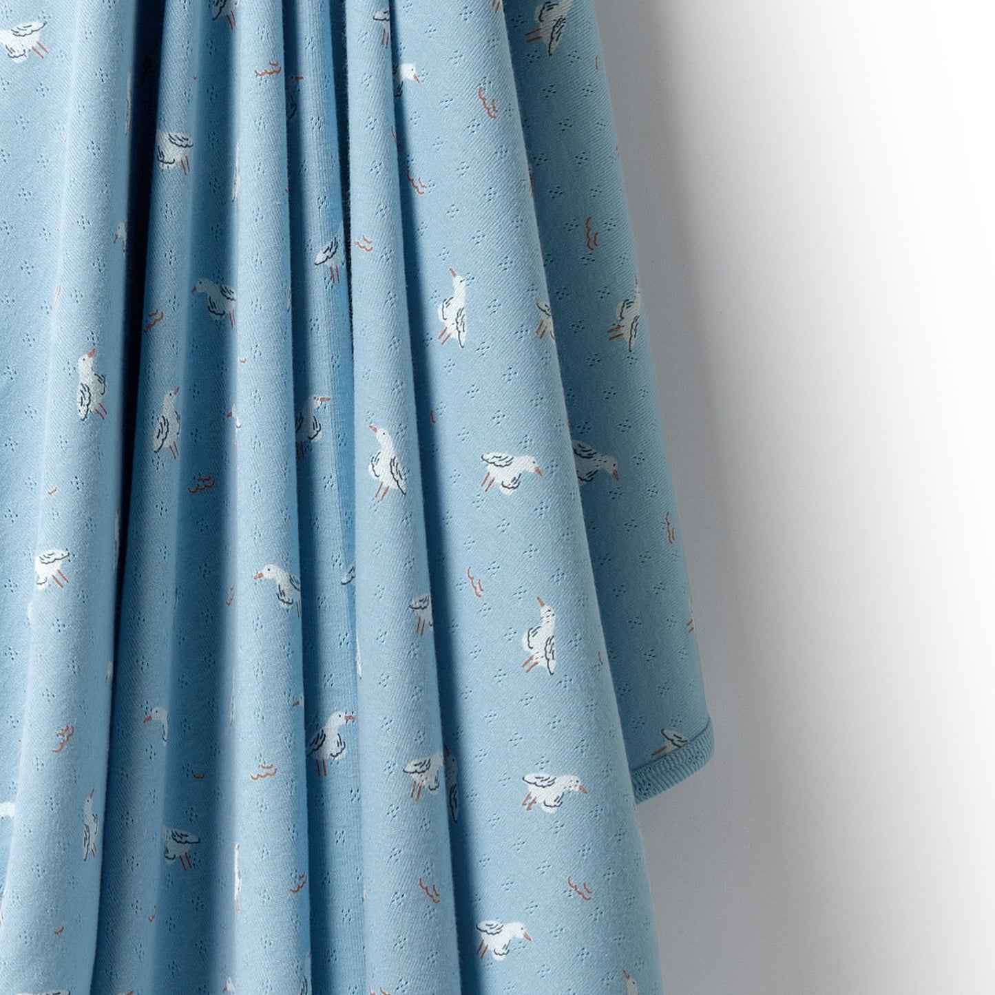 Sunny Seagulls Pointelle Bunny Rug