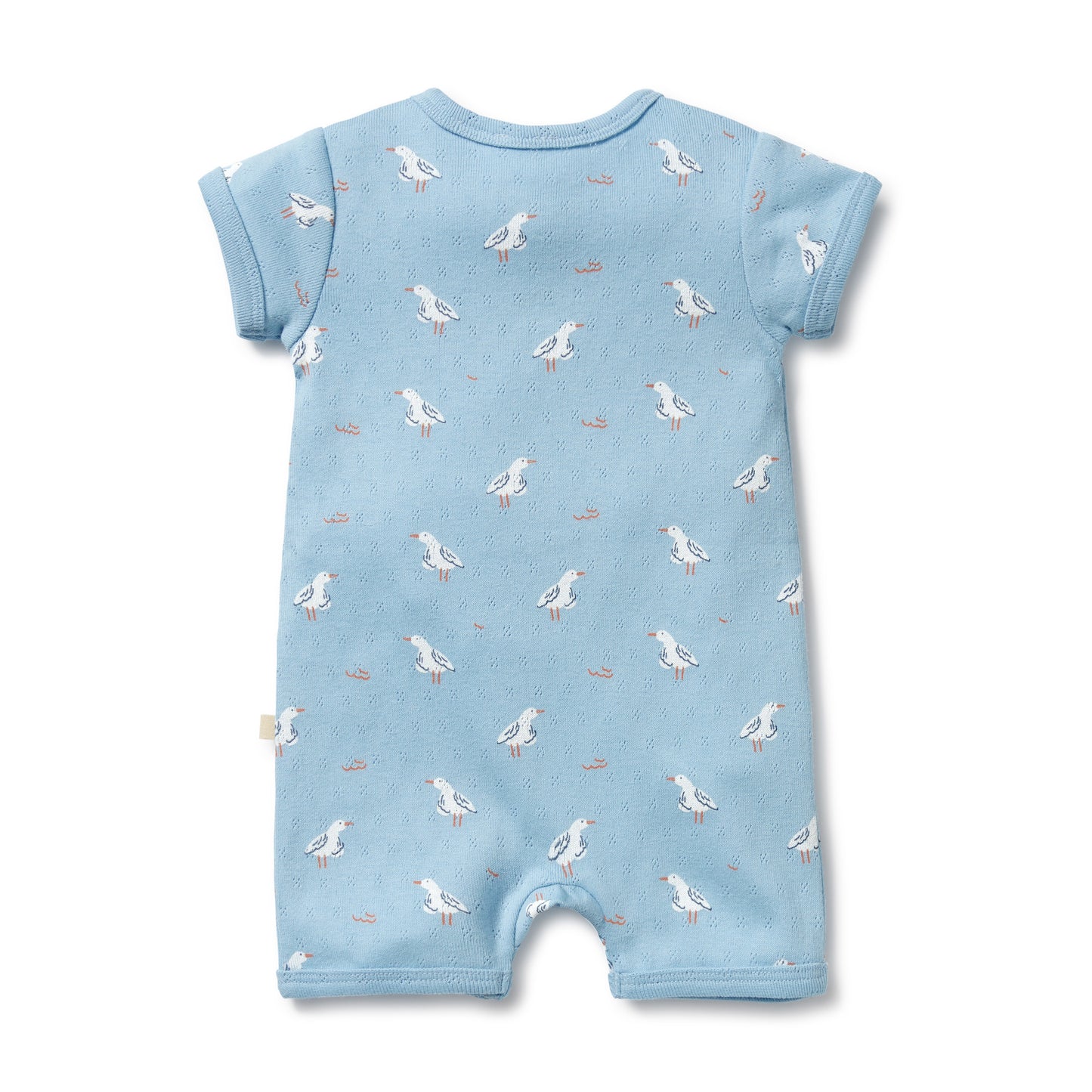 Sunny Seagulls Pointelle Boyleg Zipsuit