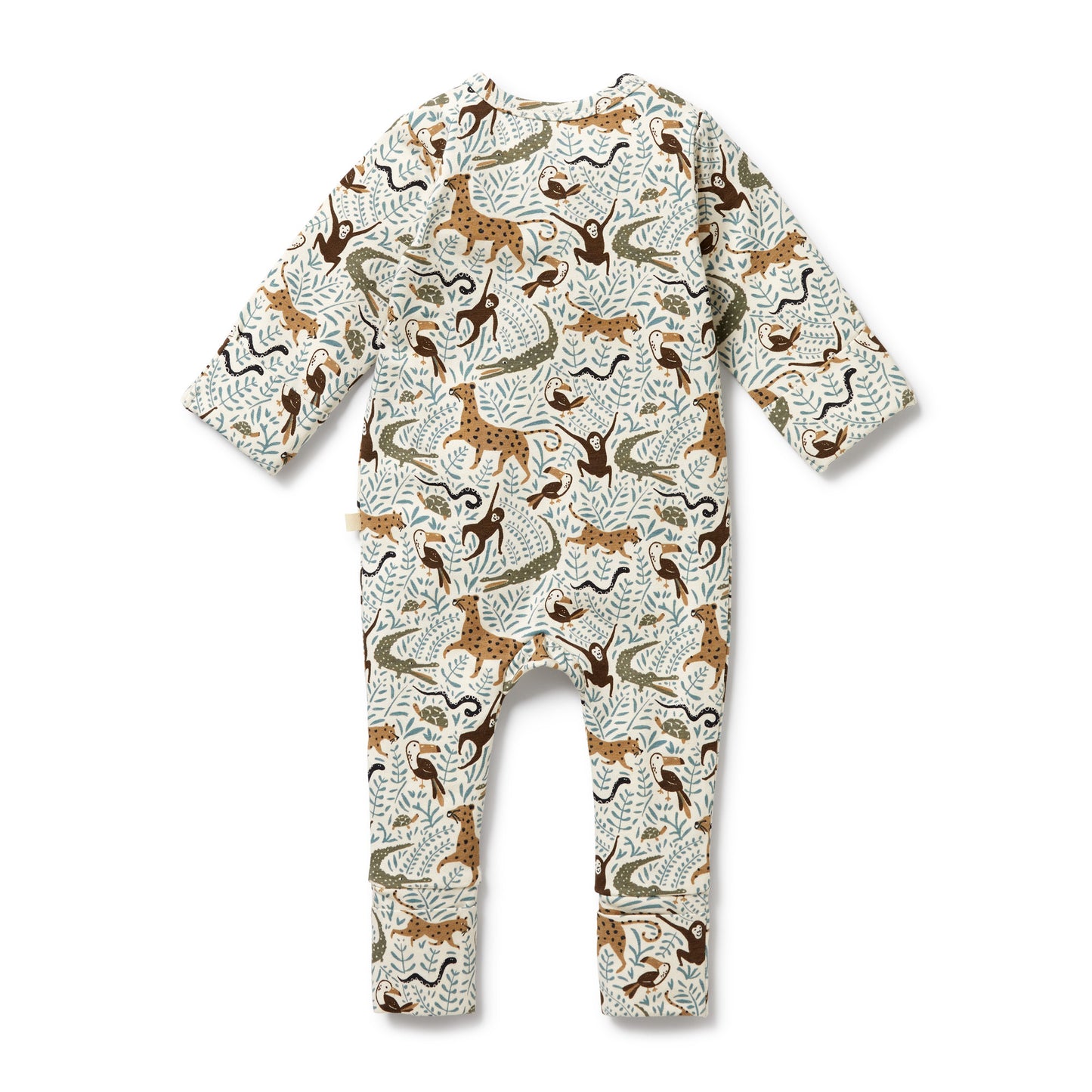 Mini Jungle Organic Zipsuit