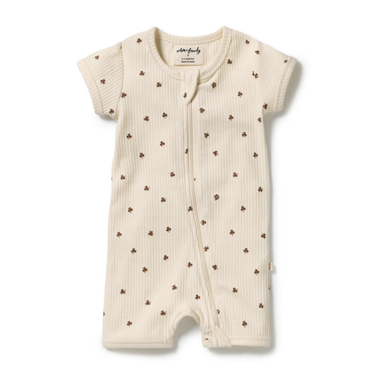 My Lucky Charm Organic Boyleg Zipsuit