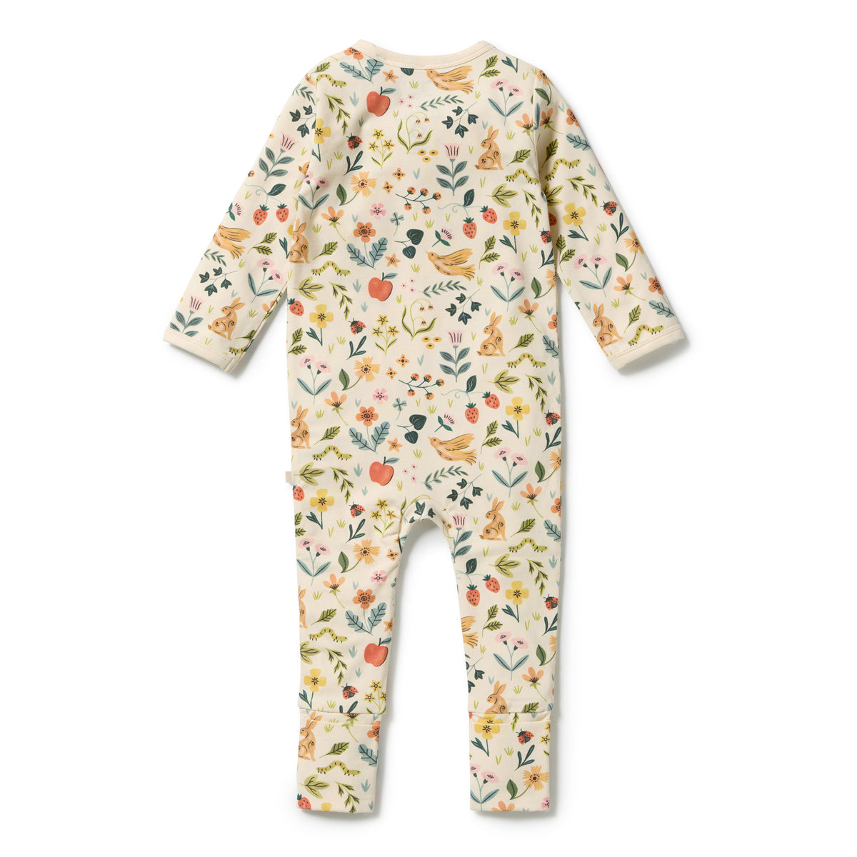 Summer Garden Organic Zipsuit