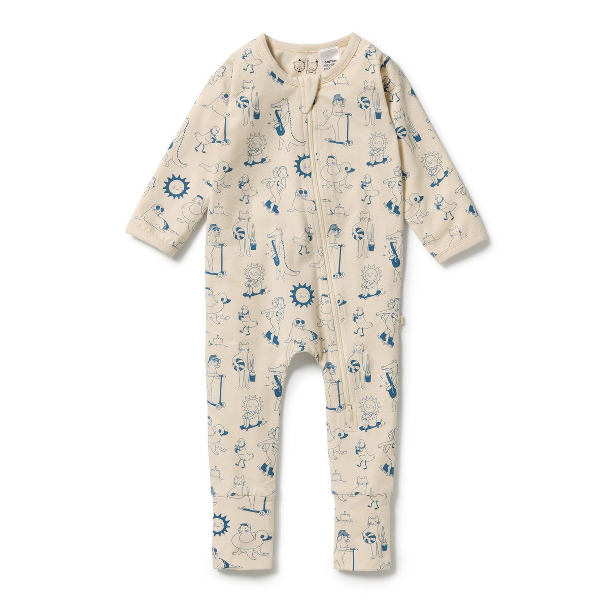 Tout est Magique Organic Zipsuit