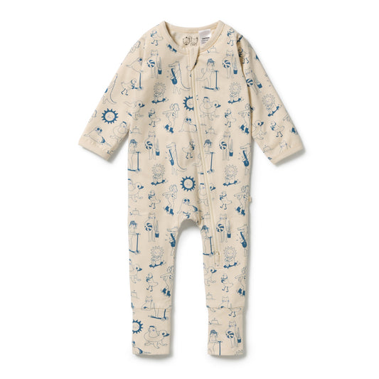 Tout est Magique Organic Zipsuit