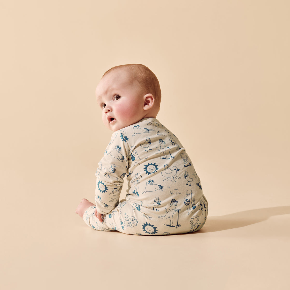 Tout est Magique Organic Zipsuit