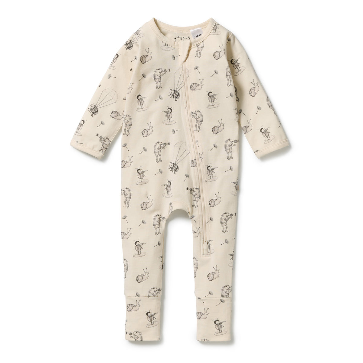 Whispering Willows Organic Zipsuit