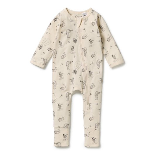 Whispering Willows Organic Zipsuit