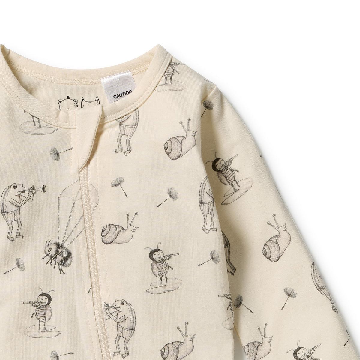 Whispering Willows Organic Zipsuit