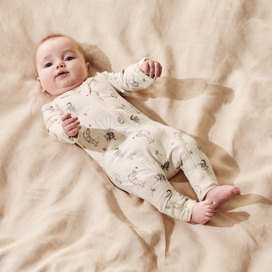 Whispering Willows Organic Zipsuit