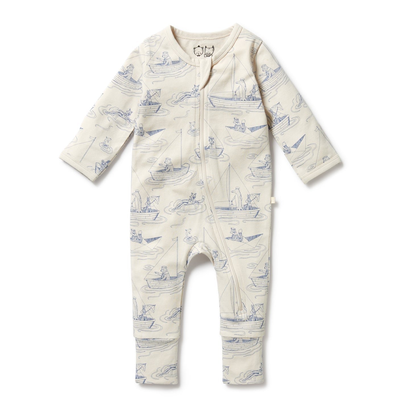 Sail Away Organic Zipsuit