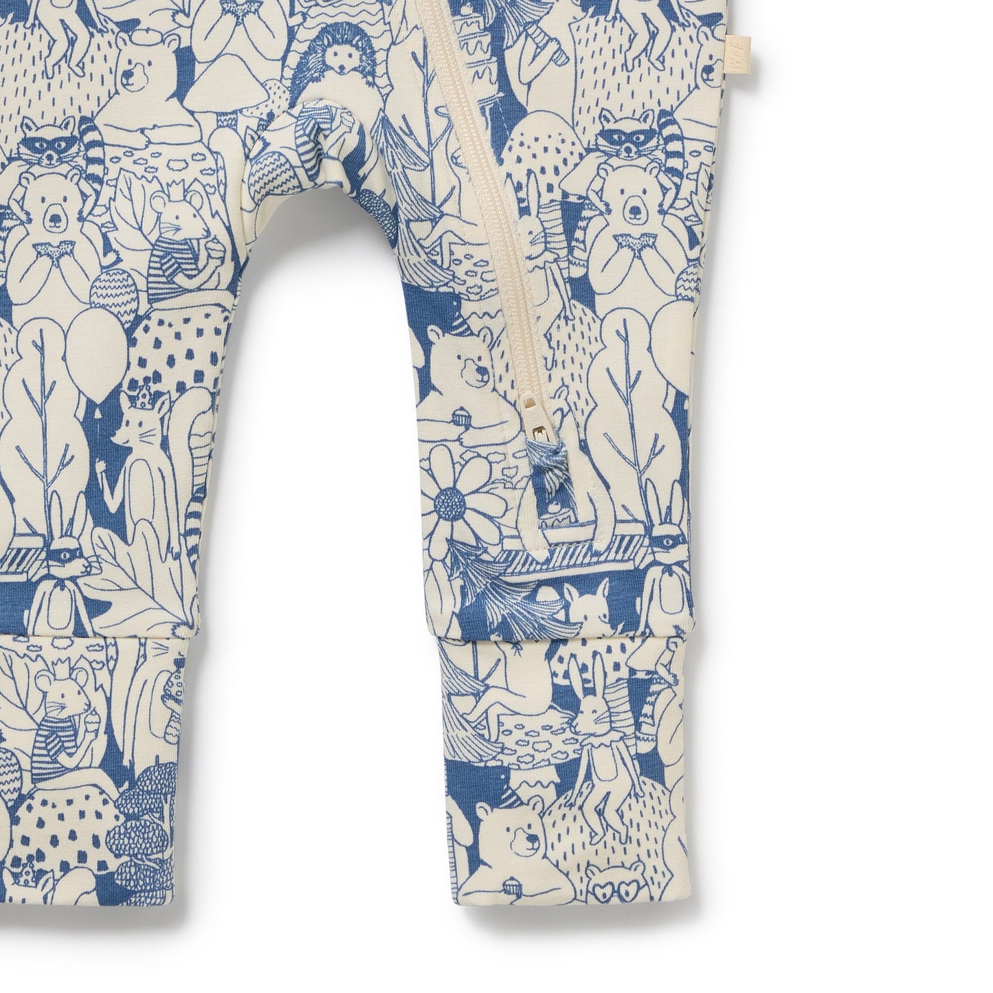 Woodland Adventures Organic Zipsuit