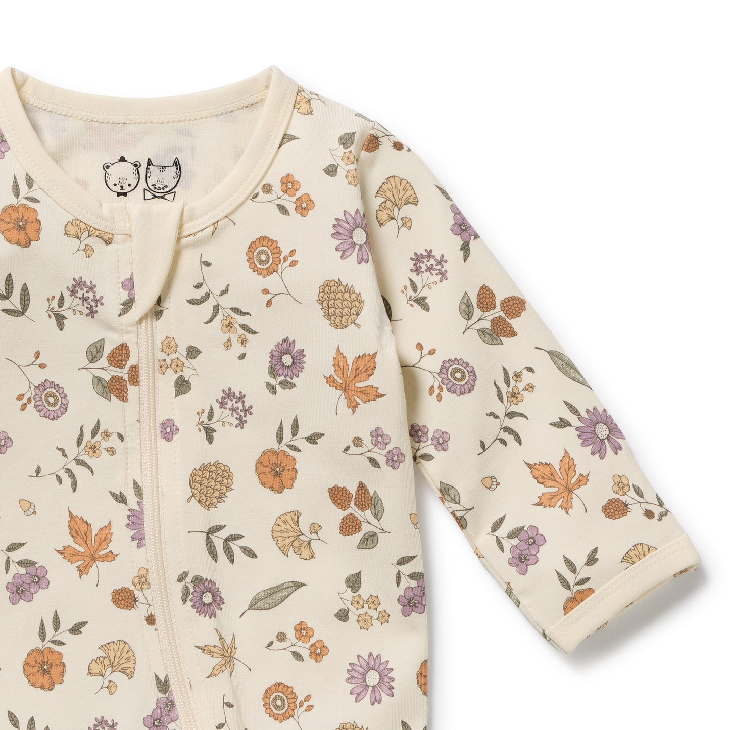 Maple Glow Organic Zipsuit