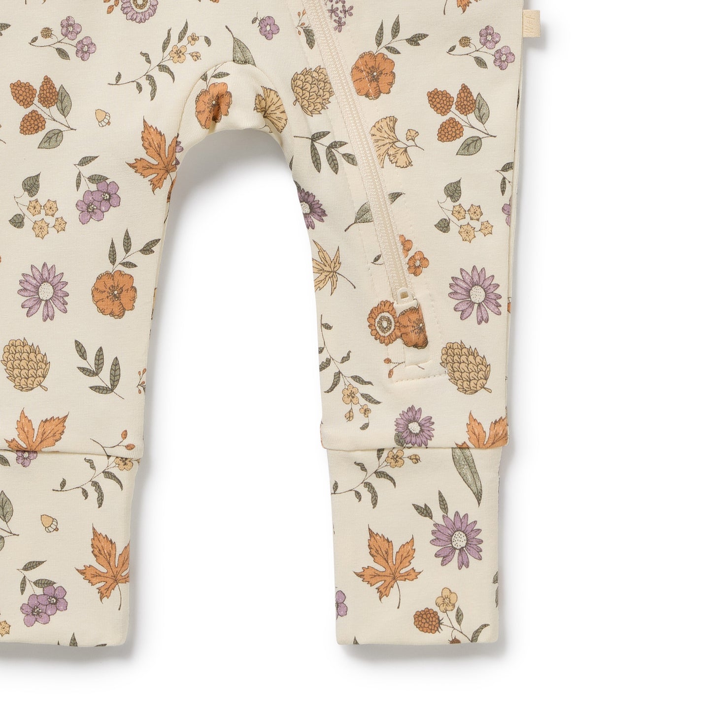 Maple Glow Organic Zipsuit