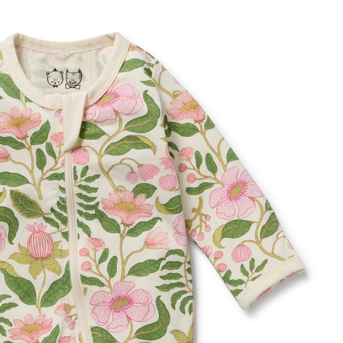 Ma Fleur Organic Zipsuit