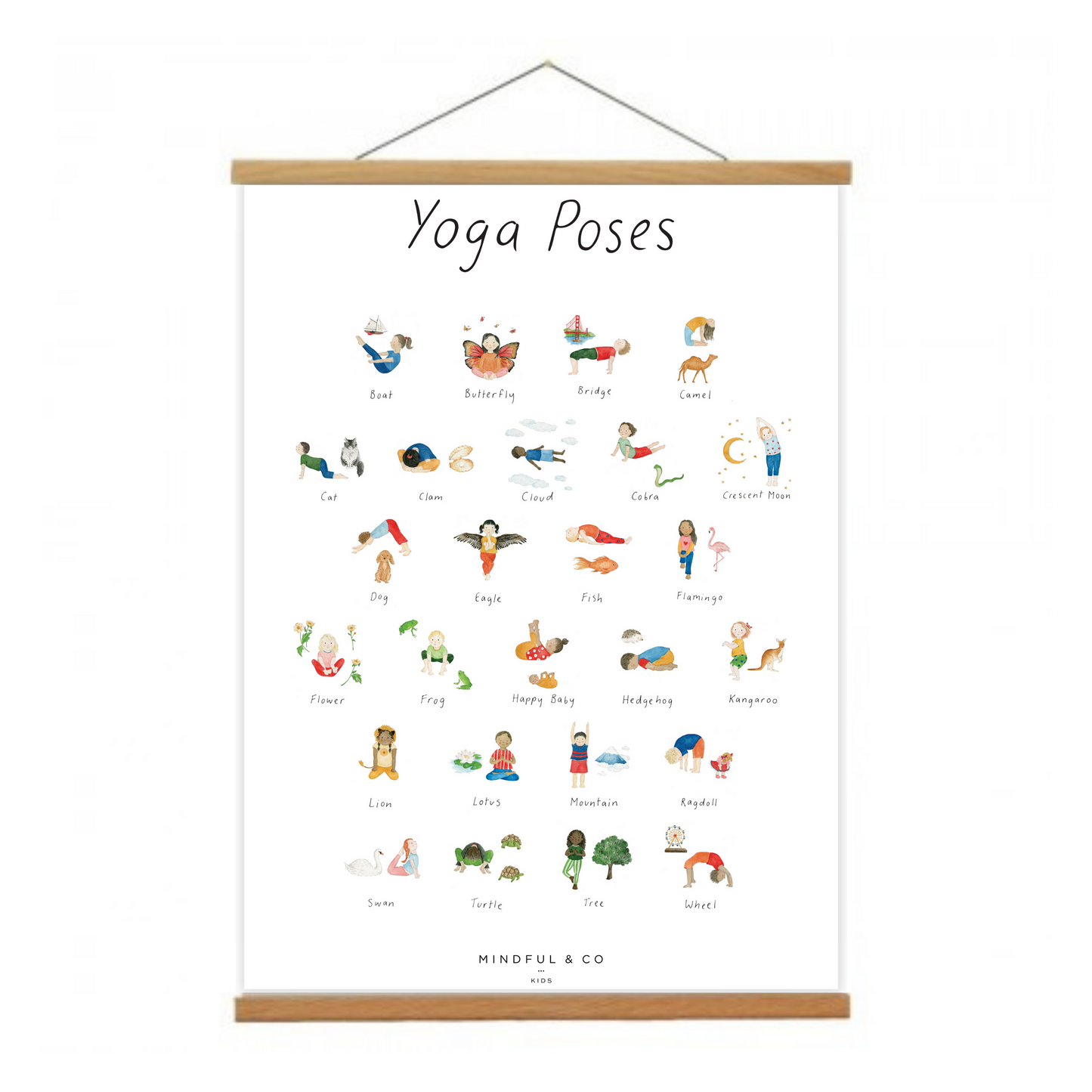 Wooden Poster Frame Hanger 60cm
