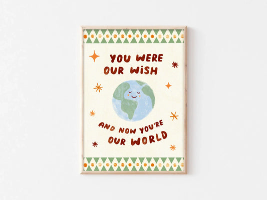 You Were Our Wish Art Print